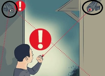 How to Blind Neighbor's Security Camera | Block Neighbors camera By Using Laser