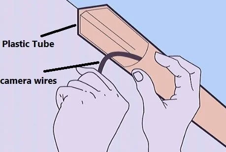 Protect Wires in Plastic Tube Protect Wires in Plastic Tube
