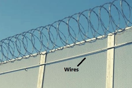 Use Tall Shrub And Tall Fence How To Hide Security Camera Wires Outside | Use Tall Shrub And Tall Fence