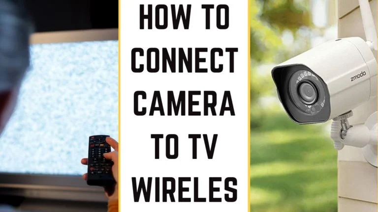 connecting a camera to a tv