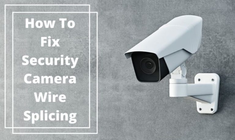 Fix Security Camera Wire Splicing Fix Security Camera Wire Splicing