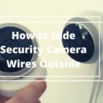 hide security camera wires outside