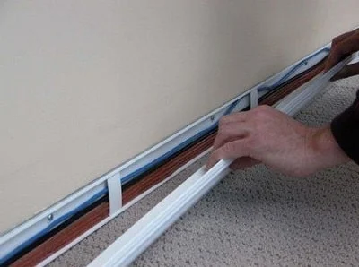 Hide CCTV Wires in Baseboards Hide CCTV Wires in Baseboards