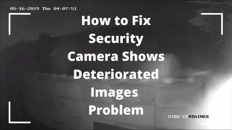 night vision camera flickering