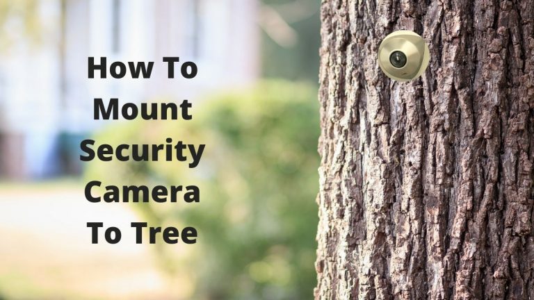 How To Mount Security Camera To Tree How To Mount Security Camera To Tree