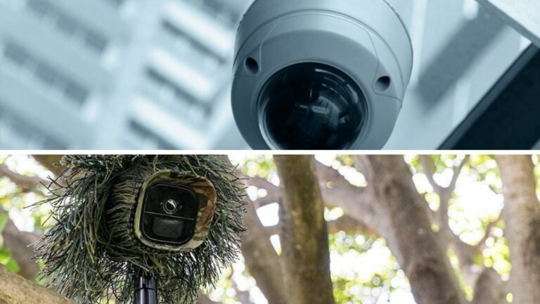 Do security cameras have to be Visible or Hidden?