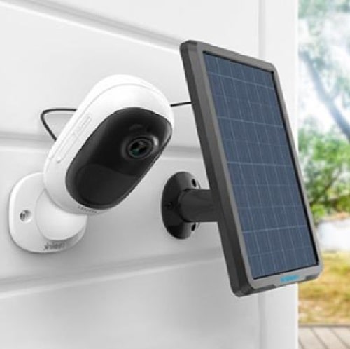Use Portable Solar Panel Use Portable Solar Panel to charge wireless security camera