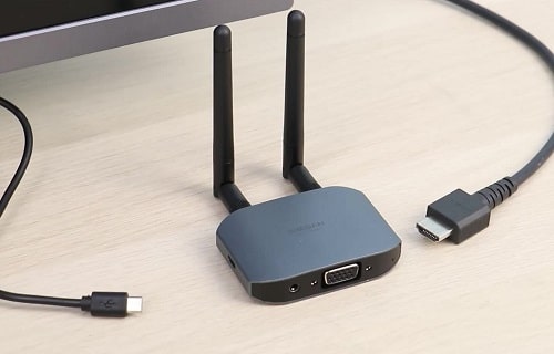 HDMI VGA Transmitter and Receiver to connect NVR to TV wirelessly HDMI-VGA Transmitter and Receiver to connect NVR to TV wirelessly