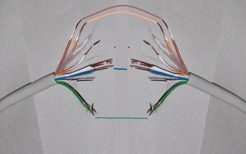 wiring diagram splicing security camera wires- Ethernet cable