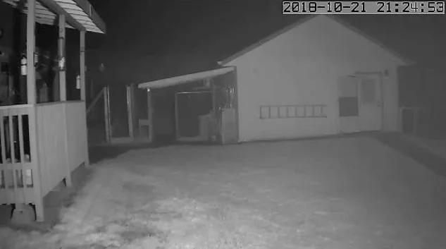 Output of outdoor CCTV camera Output of outdoor CCTV camera