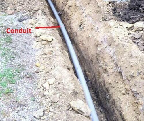 Drilling for conduits