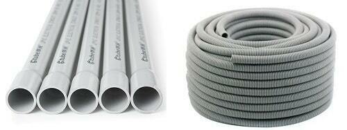 Plastic Conduit for Electrical Wires & Cables