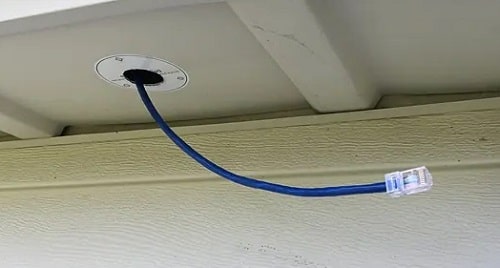 Conceal security camera wires Inside ceilings Conceal security camera wires Inside ceilings