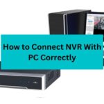 PC와 NVR을 연결하십시오
