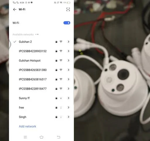 Linking the WiFi camera to router wifi signal Linking the WiFi camera to router wifi signal