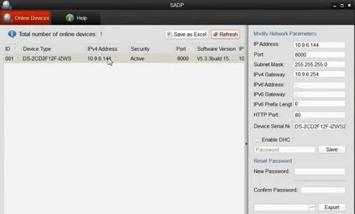 SADP tool to know wifi camera IP SADP tool to know wifi camera IP