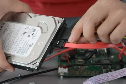 Take a look at NVR hard drive Take a look at NVR hard drive