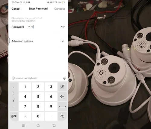 assign password for the WiFi cam assign password for the WiFi cam