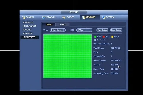 check the NVR settings check the NVR settings